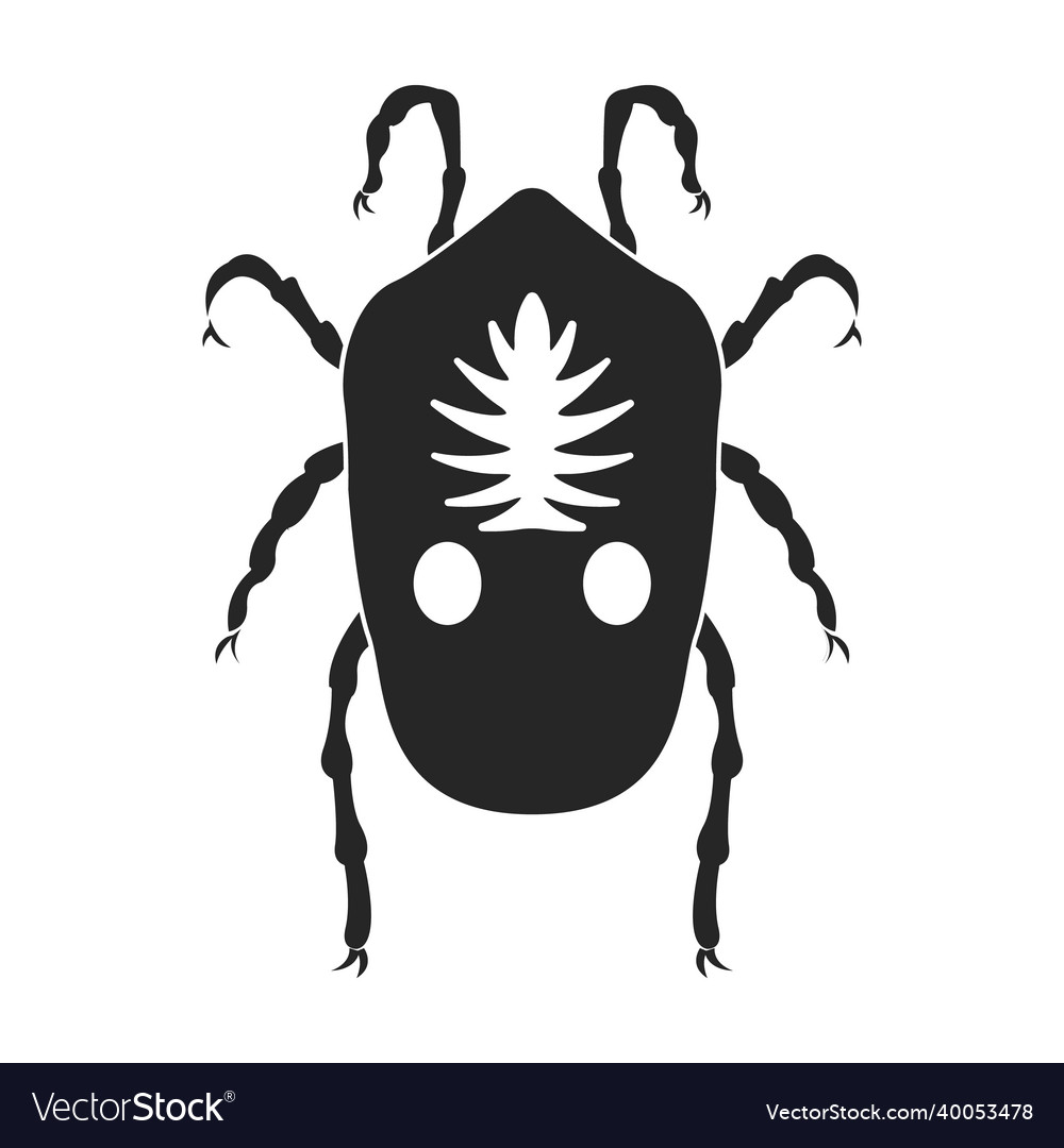 Parasites iconblack icon isolated