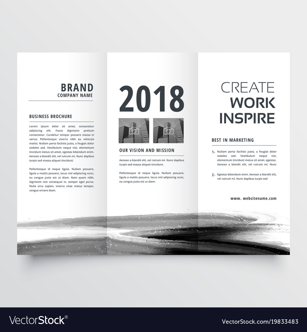 create tri fold brochure