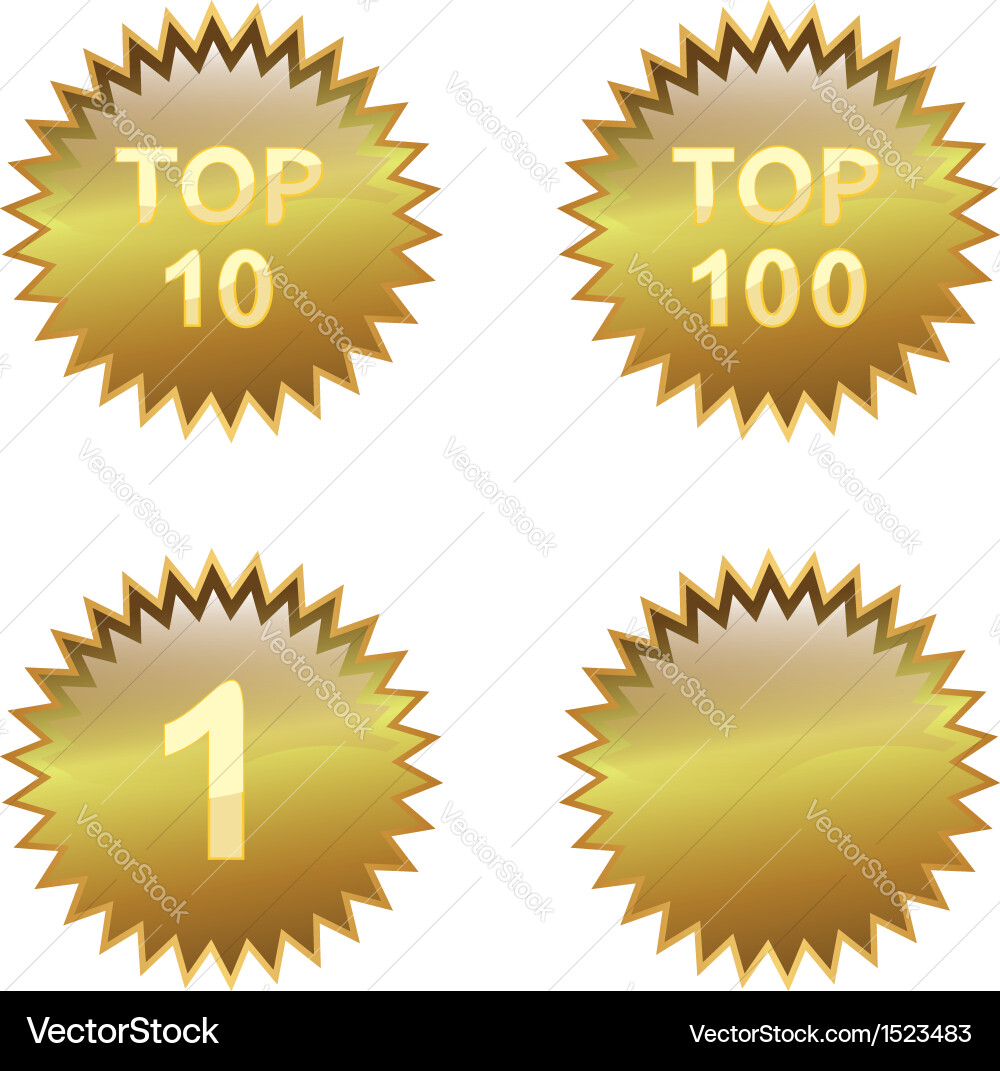Badges set Royalty Free Vector Image - VectorStock