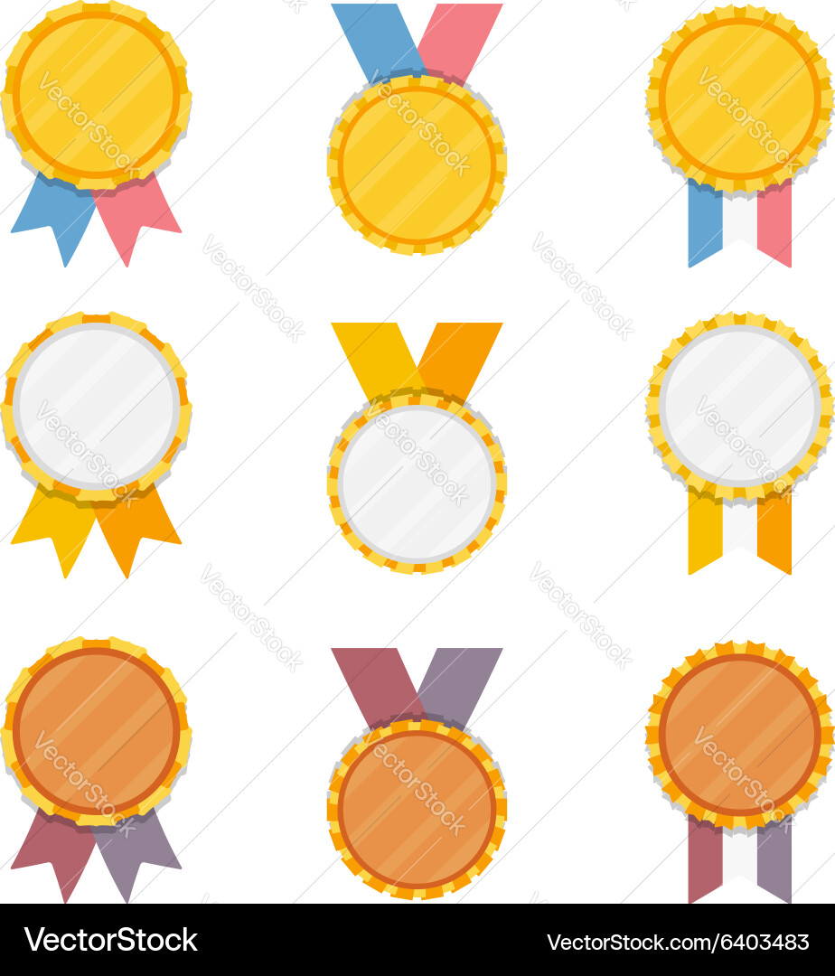 Medals Royalty Free Vector Image - VectorStock