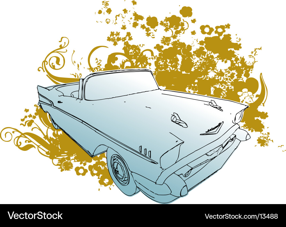 Classic car Royalty Free Vector Image - VectorStock