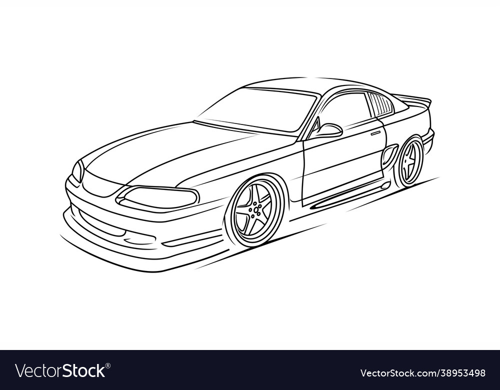 Car silhouette Royalty Free Vector Image - VectorStock