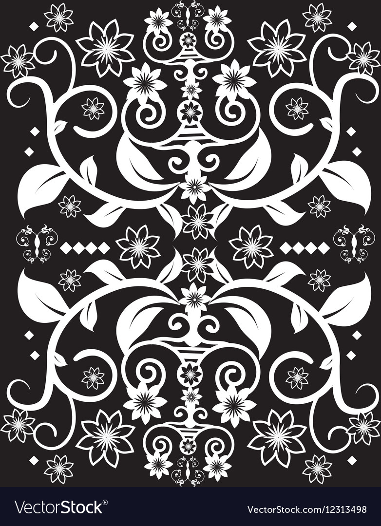 Seamless vintage wallpaper pattern