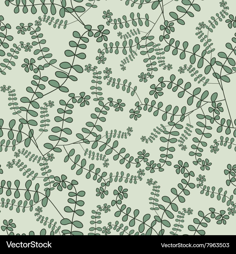 A seamless pattern with leaf Royalty Free Vector Image