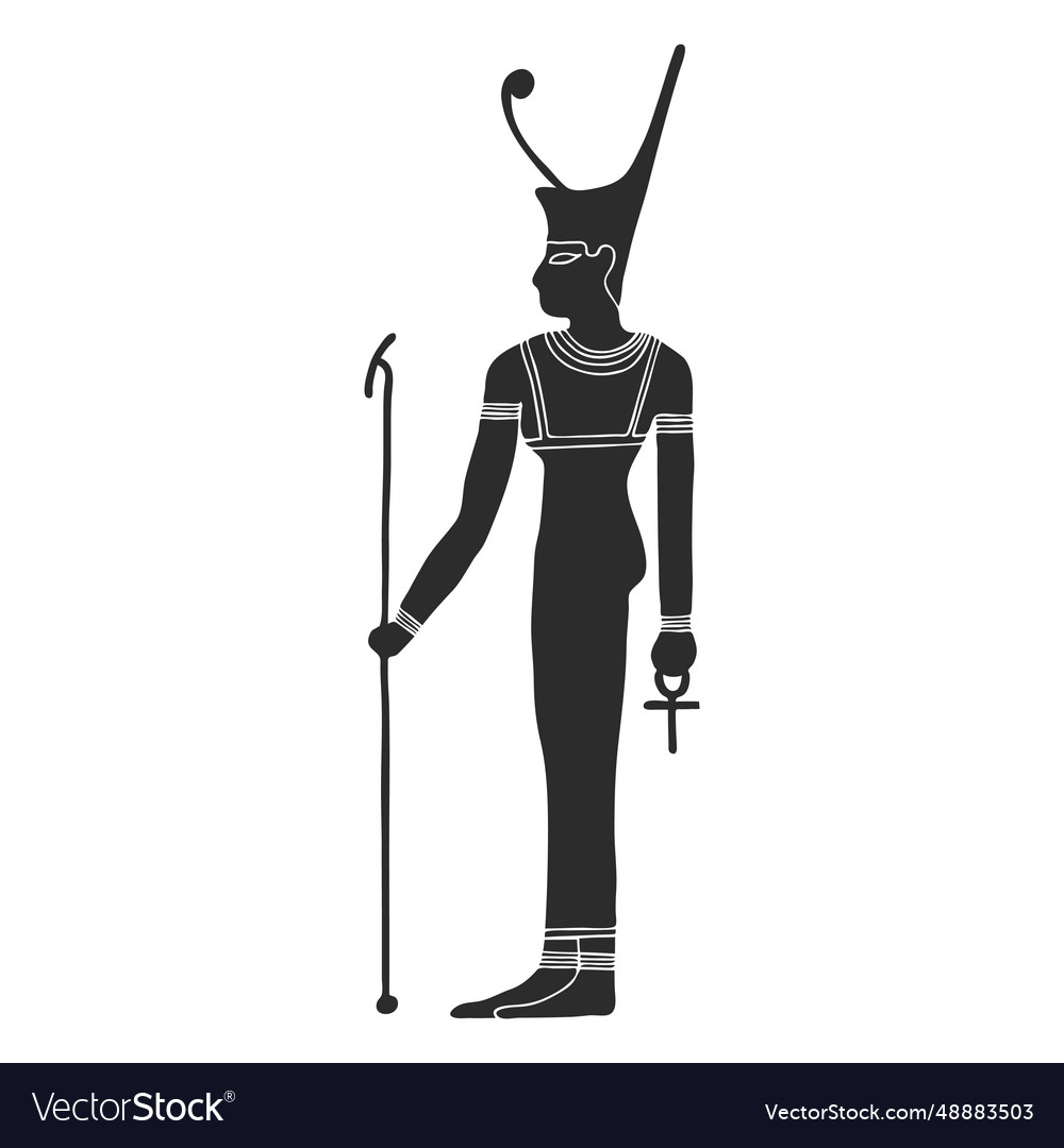 Heru egyptian god Royalty Free Vector Image - VectorStock