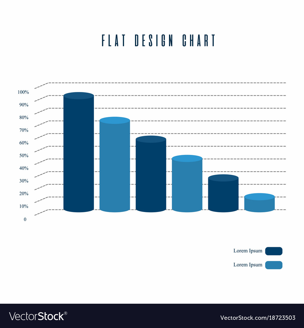 Tube chart info graphics elements design