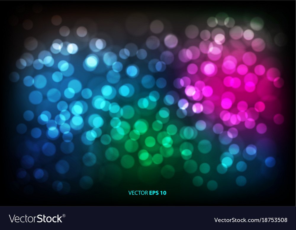 Abstract color bokeh blur light background