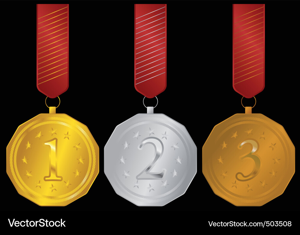 Medals Royalty Free Vector Image - VectorStock