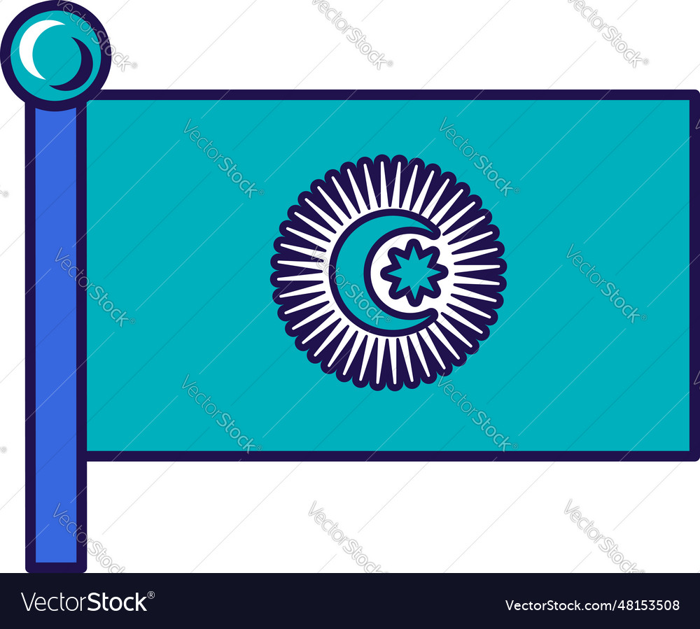 Ots flagpole flag banner