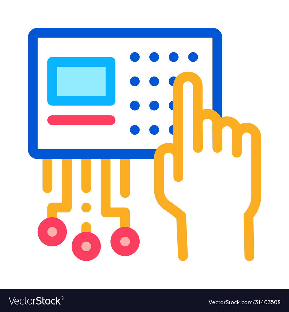 Safe code set icon outline Royalty Free Vector Image