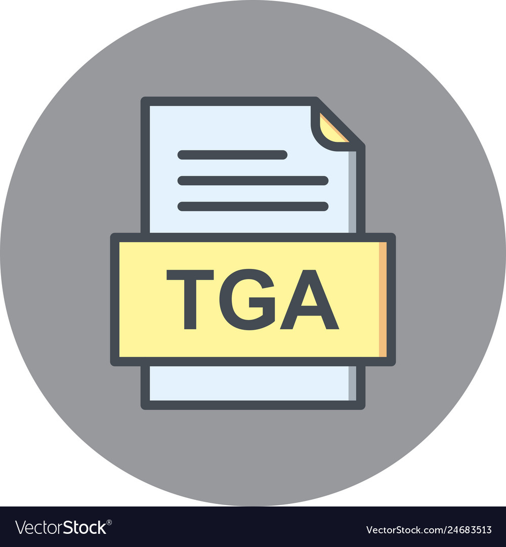 Tga file document icon