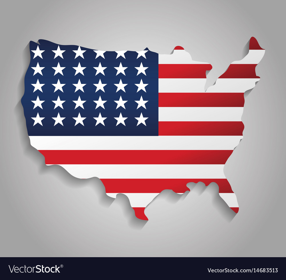 Usa independence day design Royalty Free Vector Image