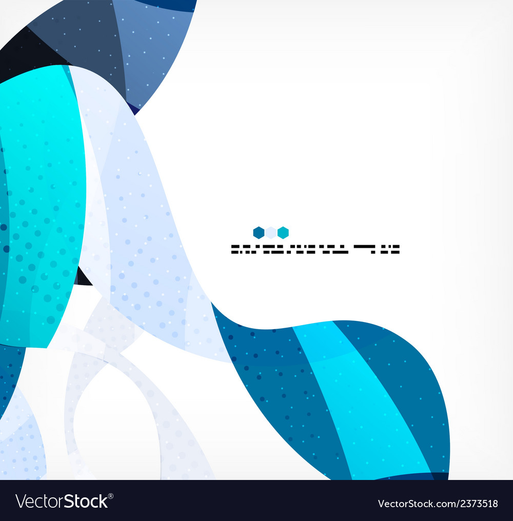 Colorful Abstract Flowing Shapes Royalty Free Vector Image