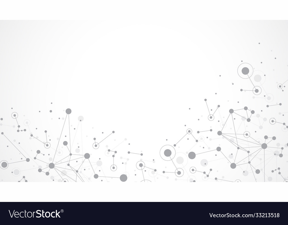 Geometric abstract background with connected lines