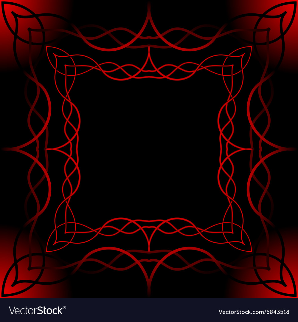 Mesh frame Royalty Free Vector Image - VectorStock