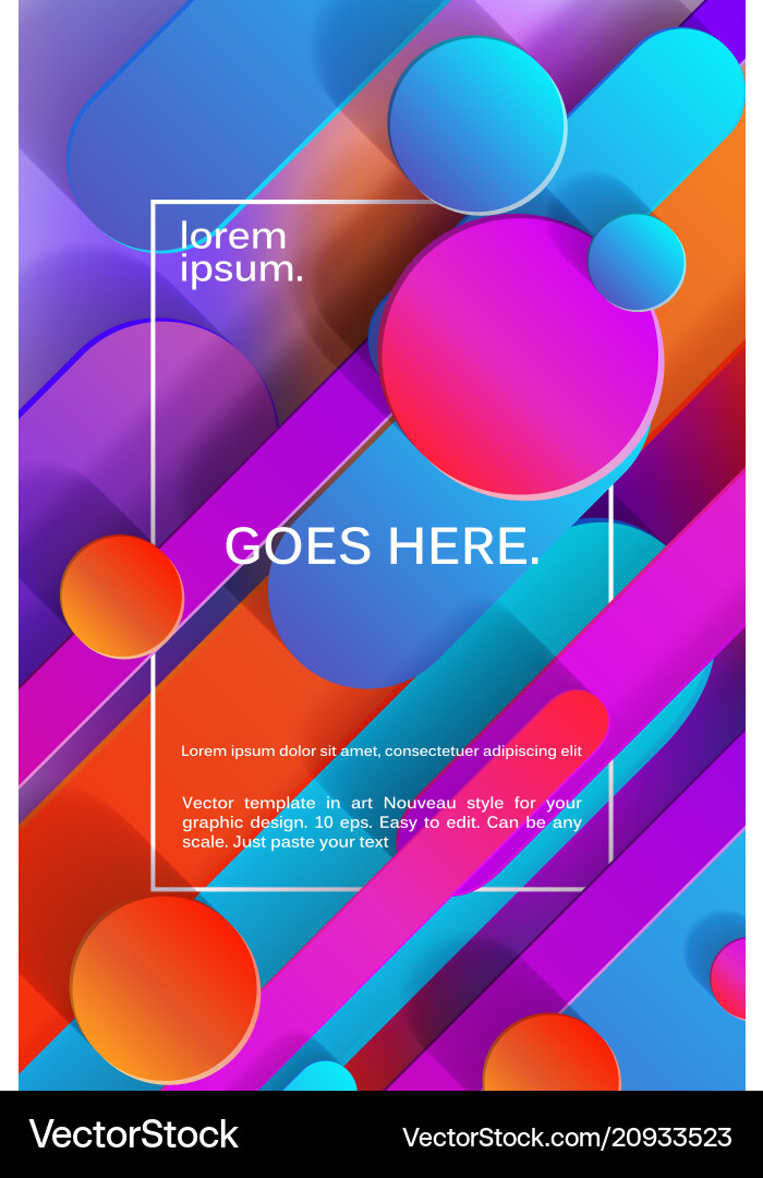 Abstract background for the presentation Vector Image