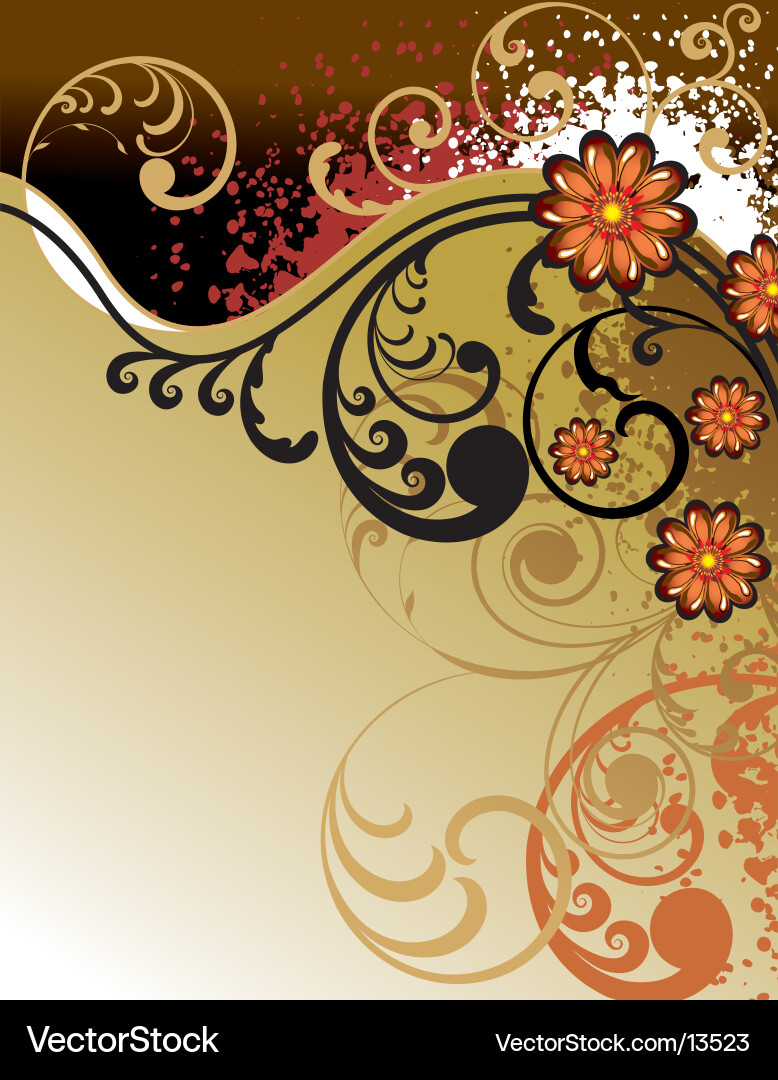 Flowers background Royalty Free Vector Image - VectorStock