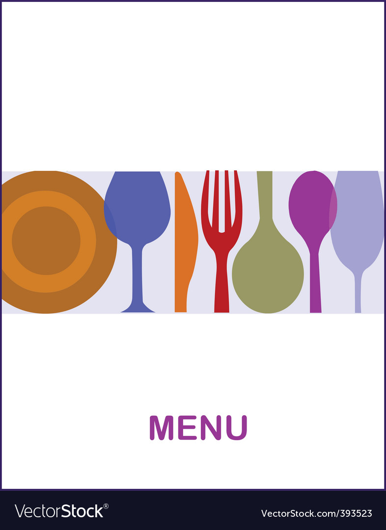 Restaurant menu Royalty Free Vector Image - VectorStock
