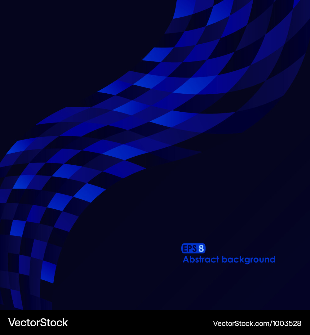 Abstract mosaic wave background Royalty Free Vector Image