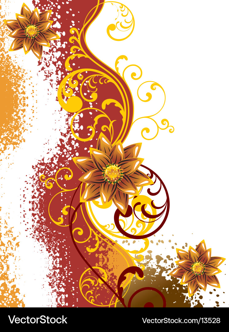 Flowers background Royalty Free Vector Image - VectorStock