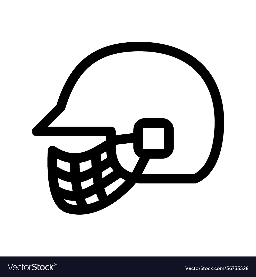 Helmet icon or logo isolated sign symbol