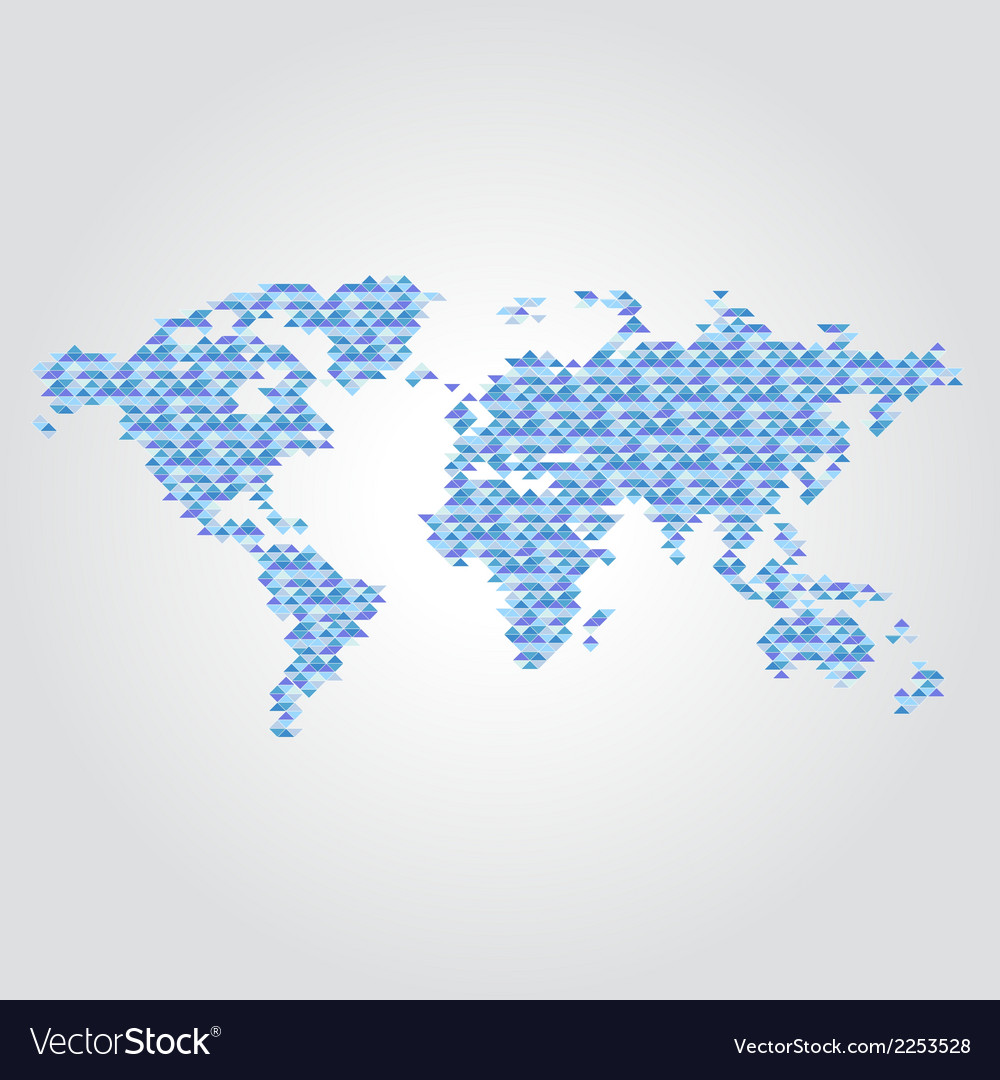 Map world Royalty Free Vector Image - VectorStock