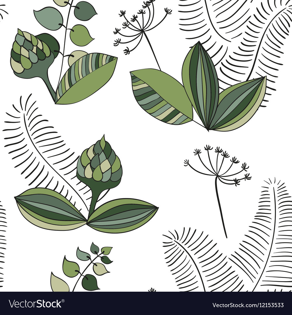 Scandinavian floral pattern