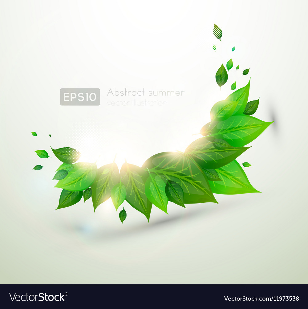 Abstract leaf design