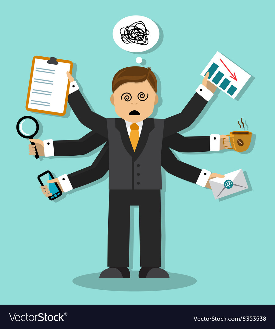 burnout at work royalty free vector image vectorstock work burnout