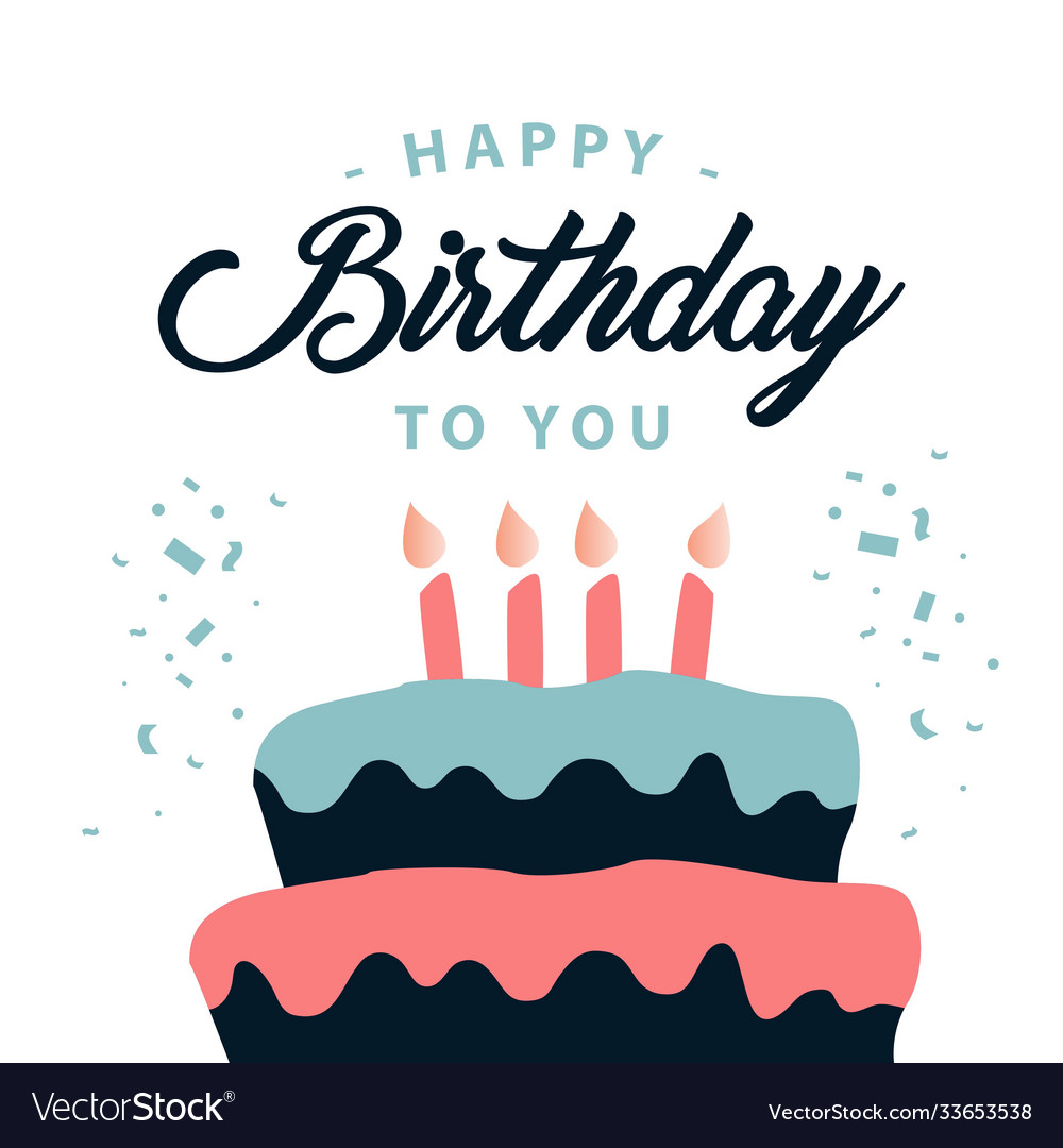 Happy birthday to you template design