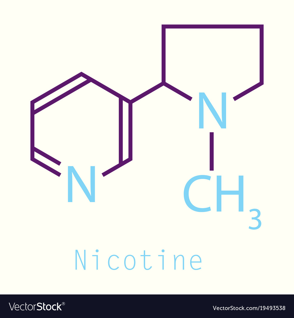 Structural chemical molecular formula and model Vector Image