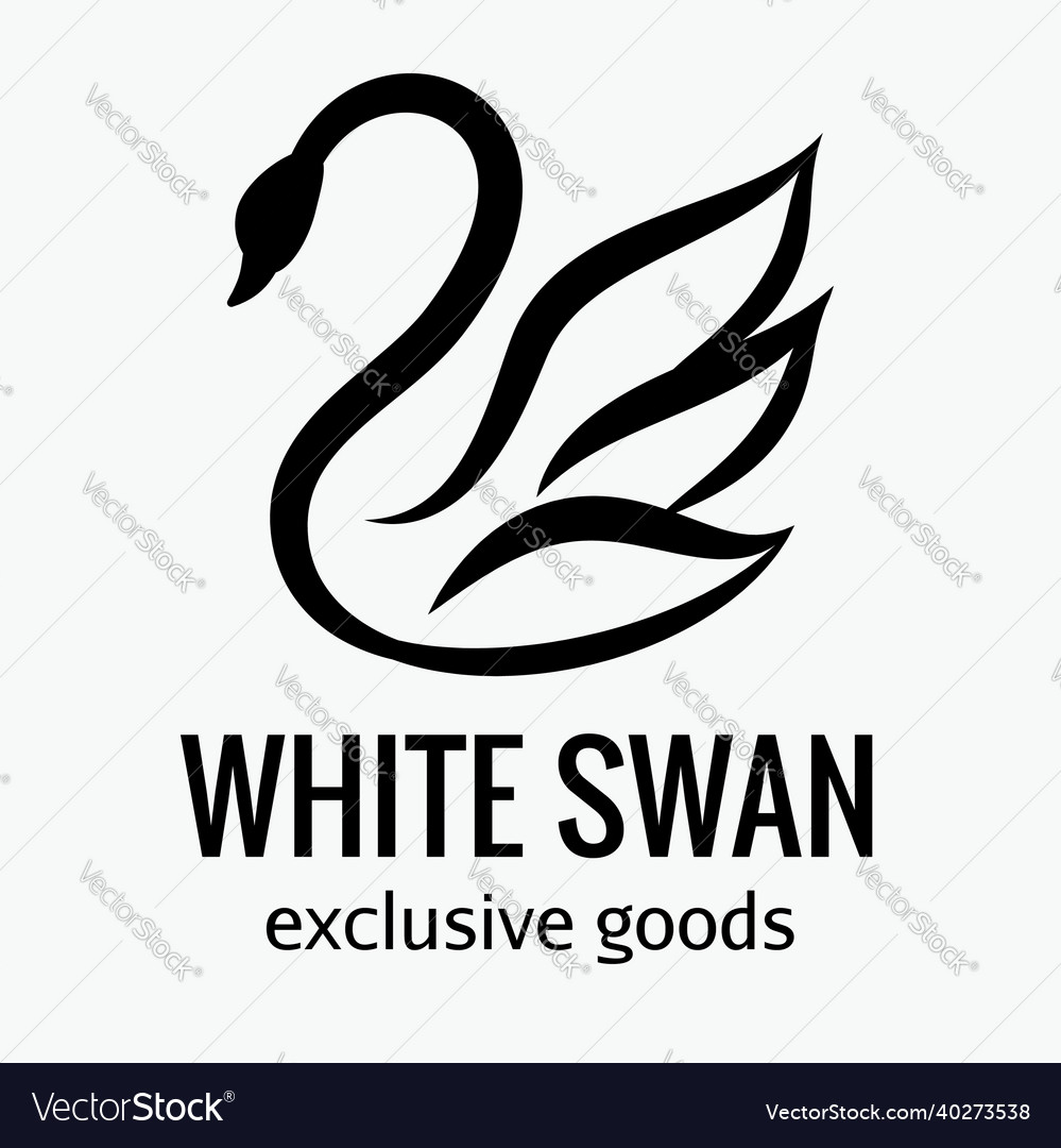 Swan logo template