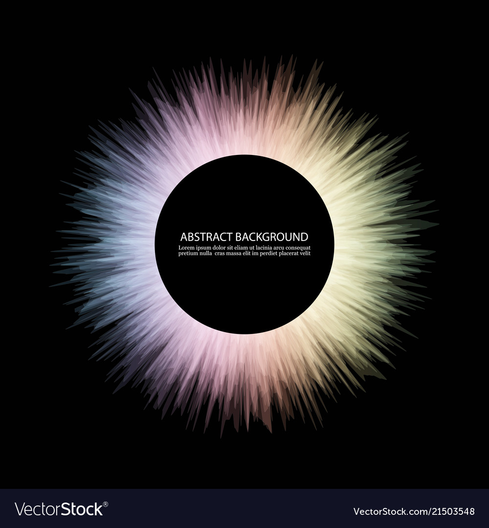 Bright flash explosion or Royalty Free Vector Image