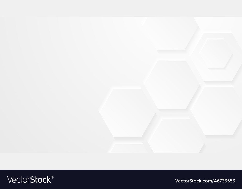 Abstract geometric white background