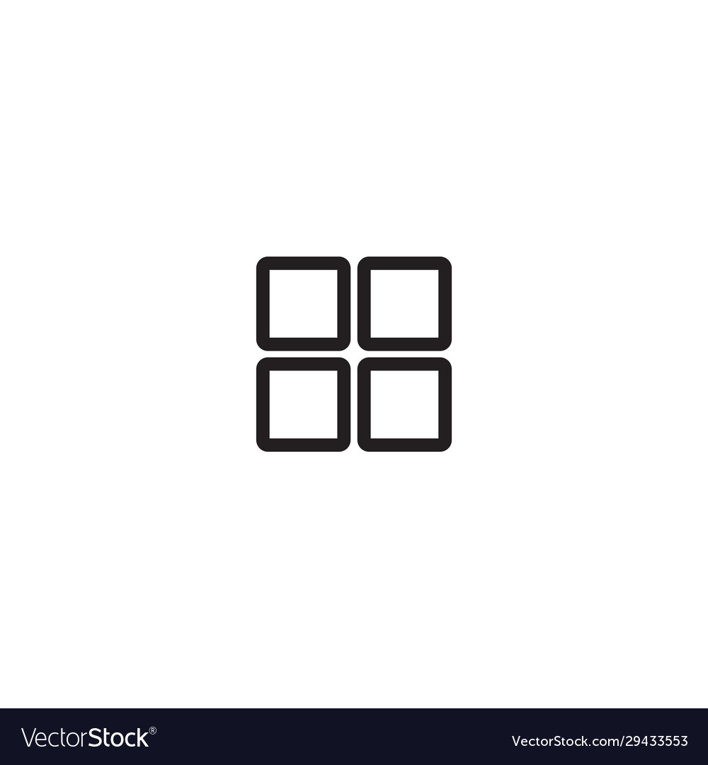 Four squares logo Template