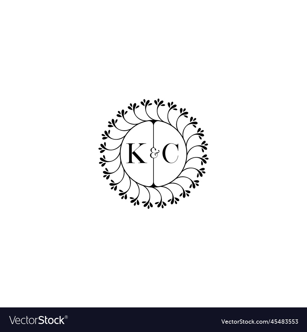 Kc simple wedding initial concept with high