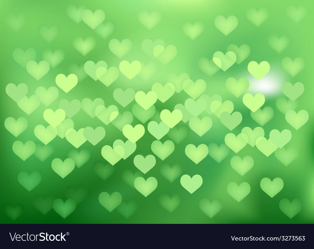 green hearts backgrounds