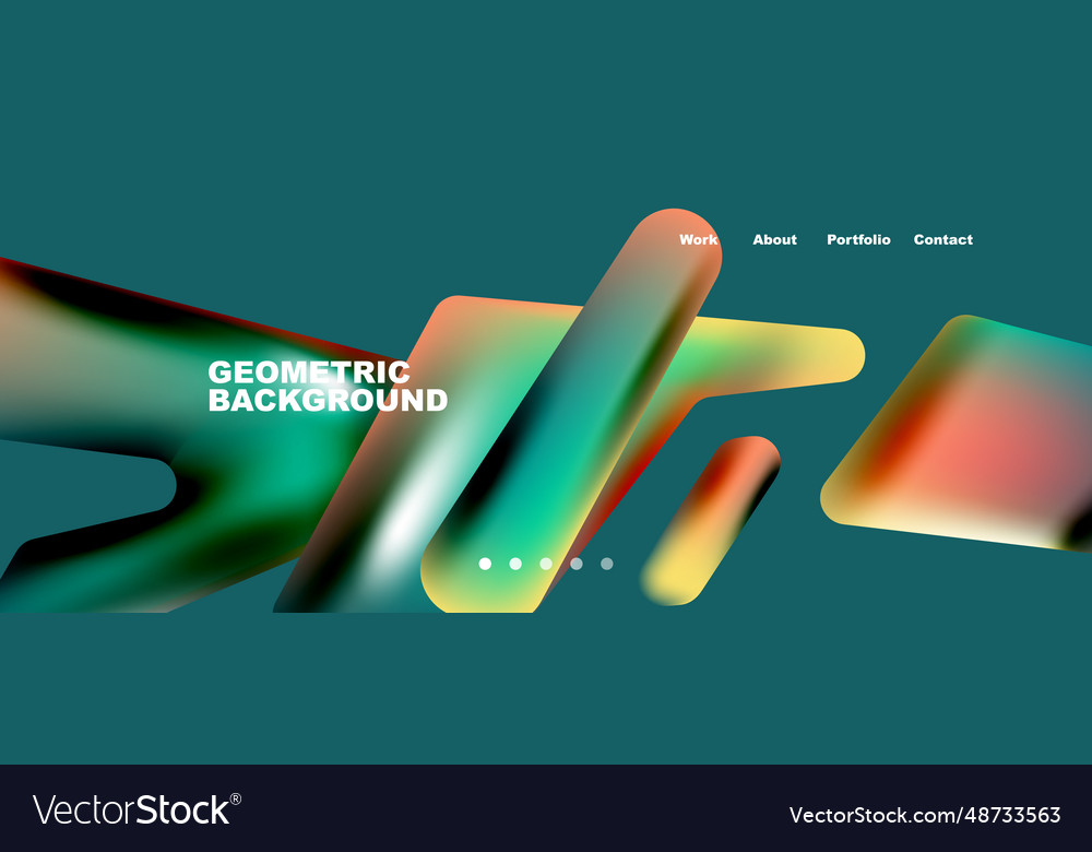 Tech minimal geometric wallpaper creative Vector Image