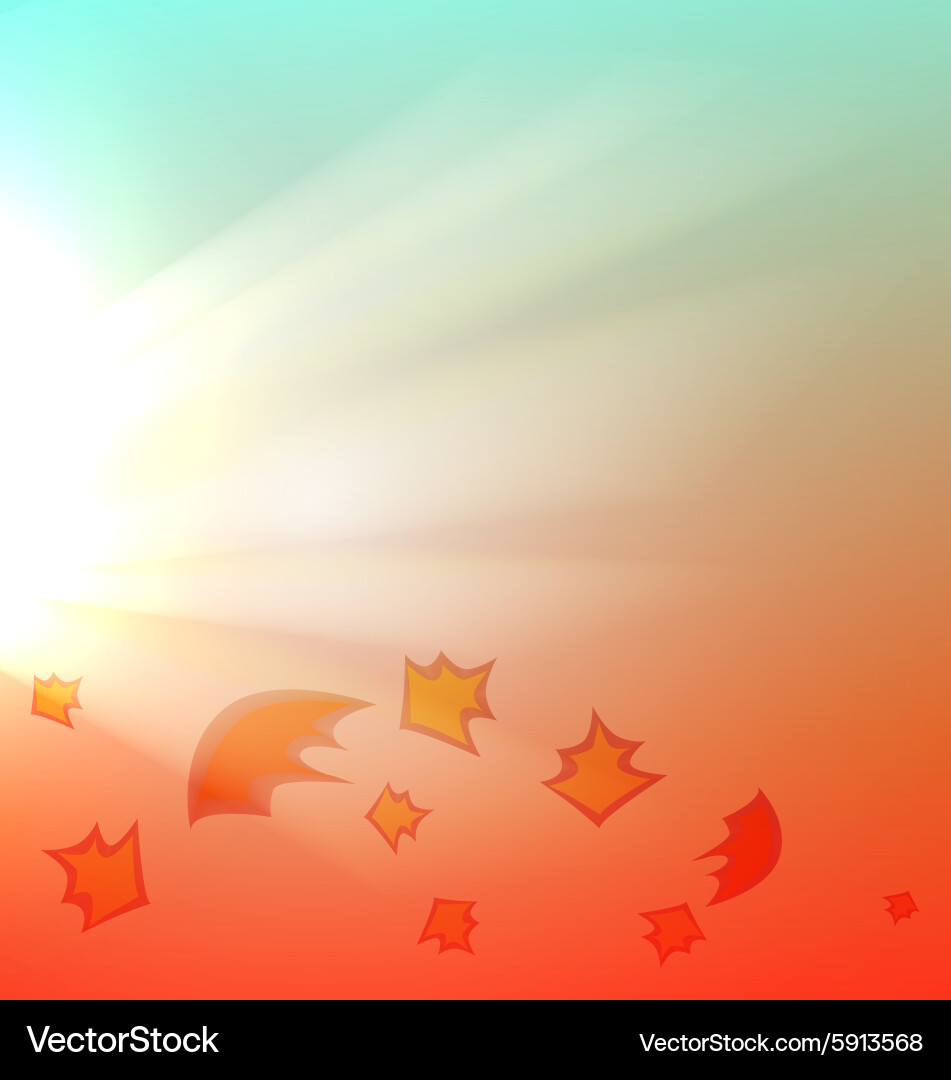 Autumn abstract background Royalty Free Vector Image
