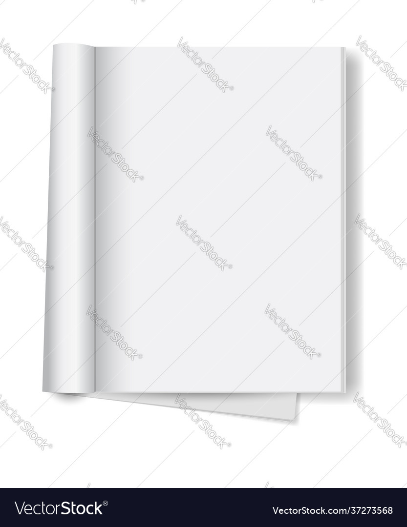 Blank open book Royalty Free Vector Image - VectorStock