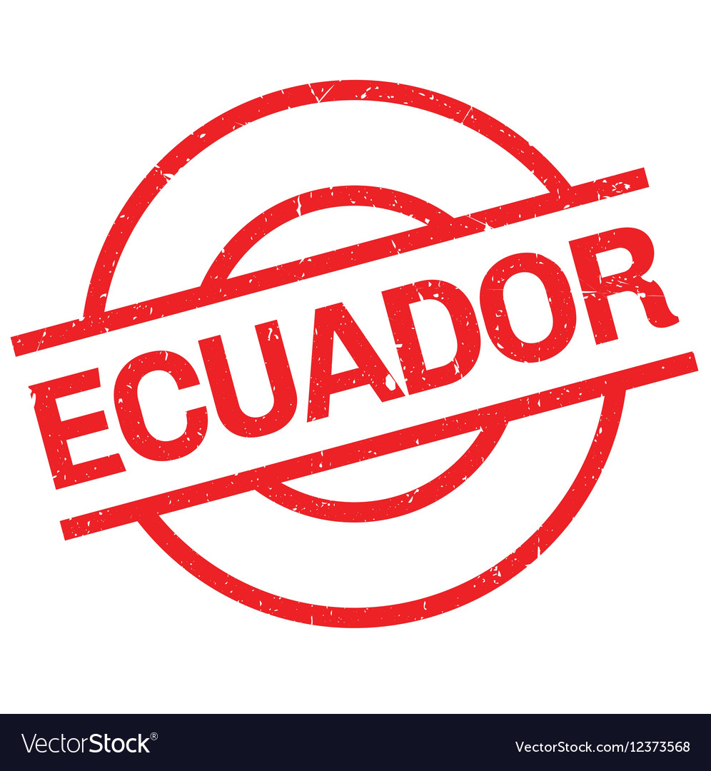 Ecuador rubber stamp Royalty Free Vector Image