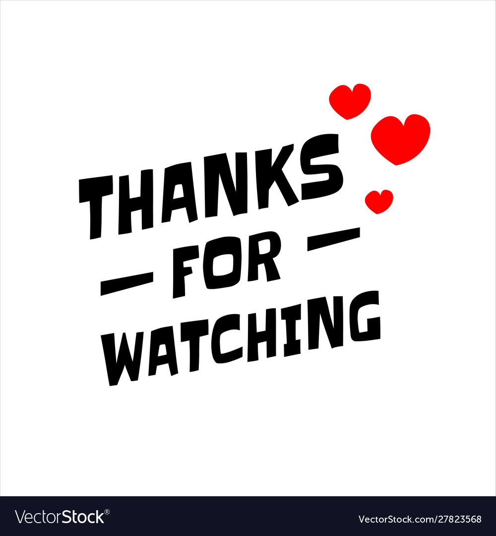 Thank You For Watching Background Vector Images 26