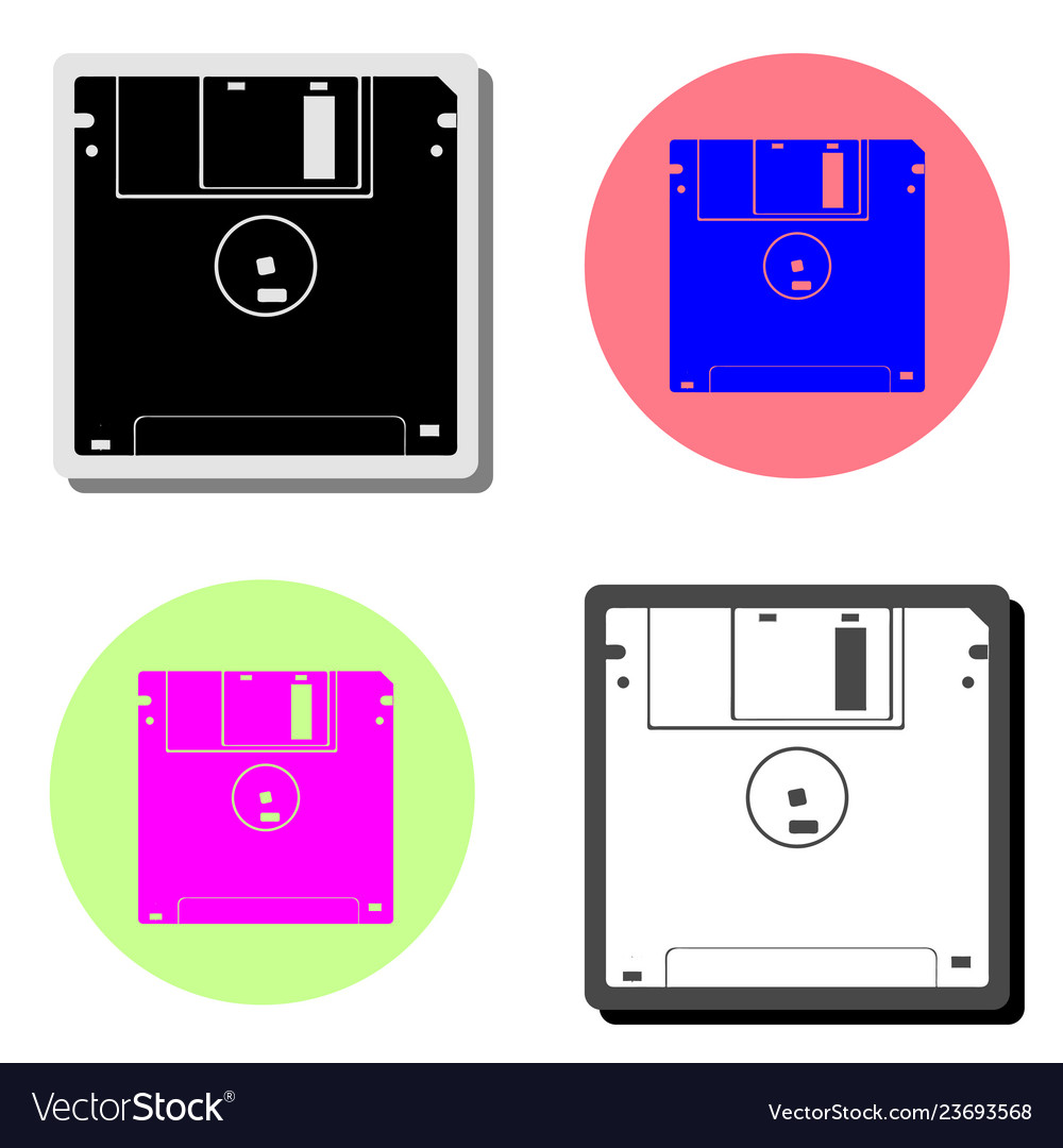 Save flat icon Royalty Free Vector Image - VectorStock