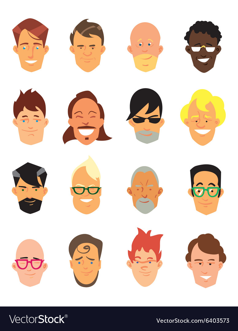 Man avatar icons