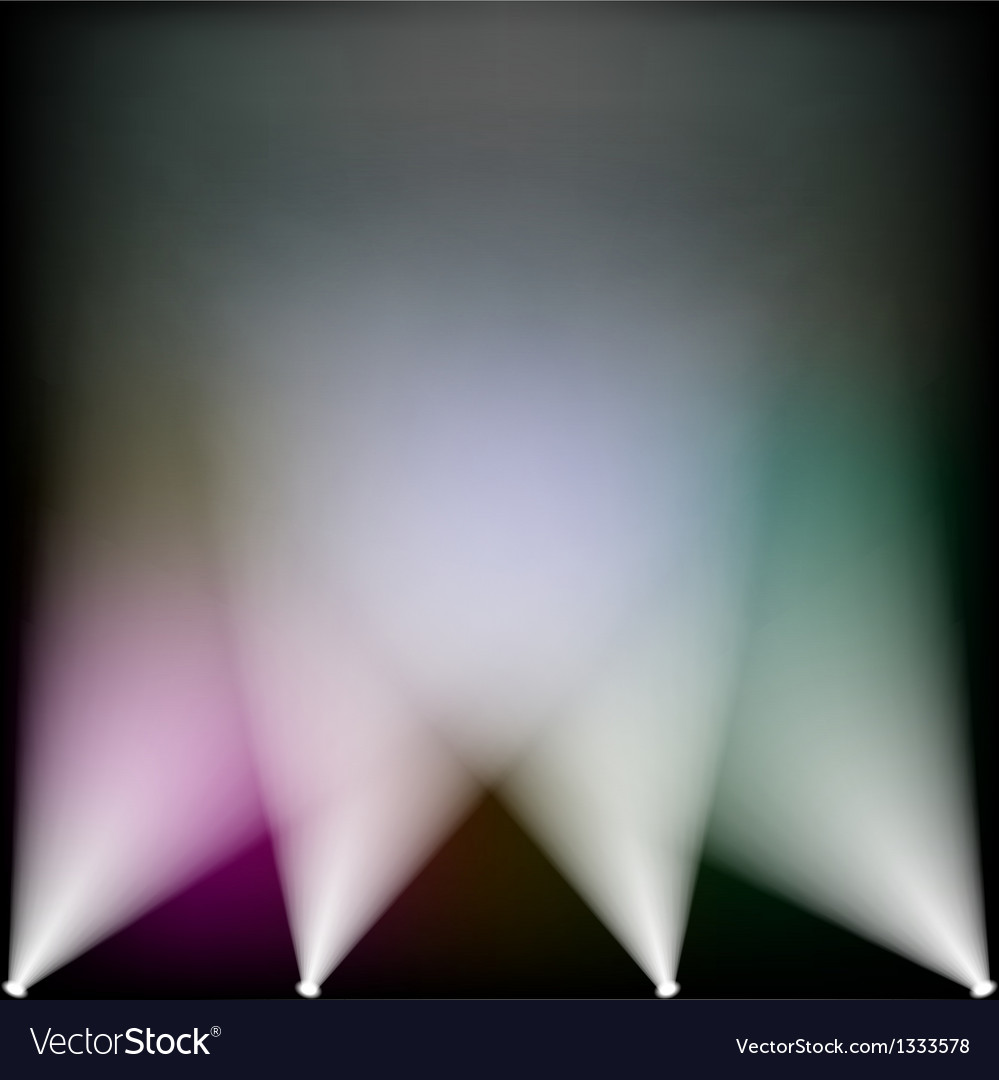 Colorful spotlights Royalty Free Vector Image - VectorStock