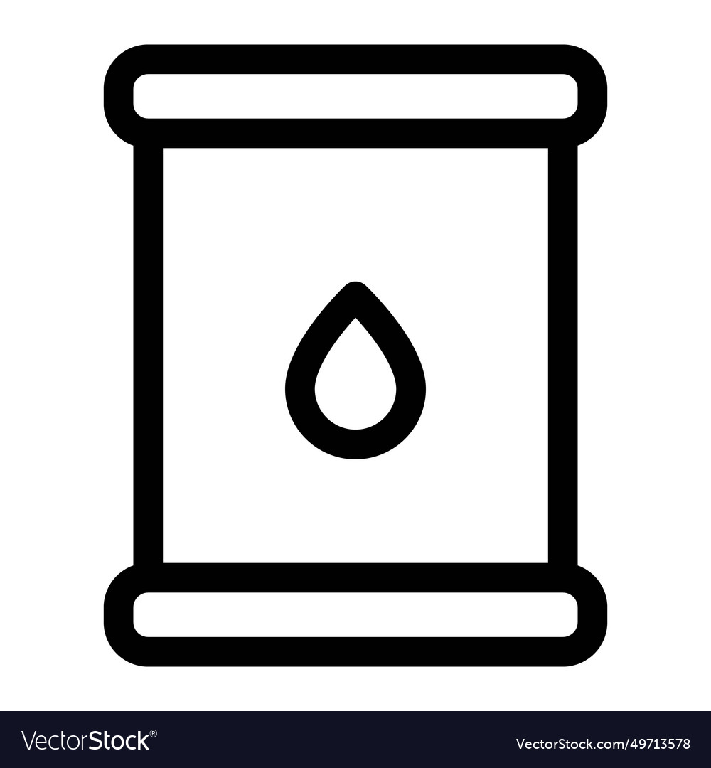 Cylindrical container for liquids or bulk storage Vector Image