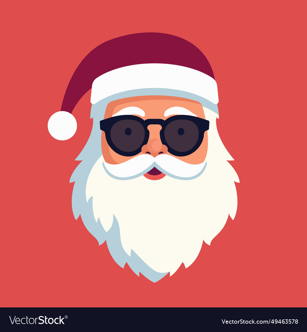 Santa claus avatar Royalty Free Vector Image - VectorStock