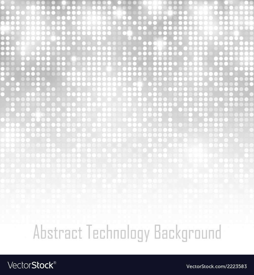 Abstract gray technology glow background Vector Image