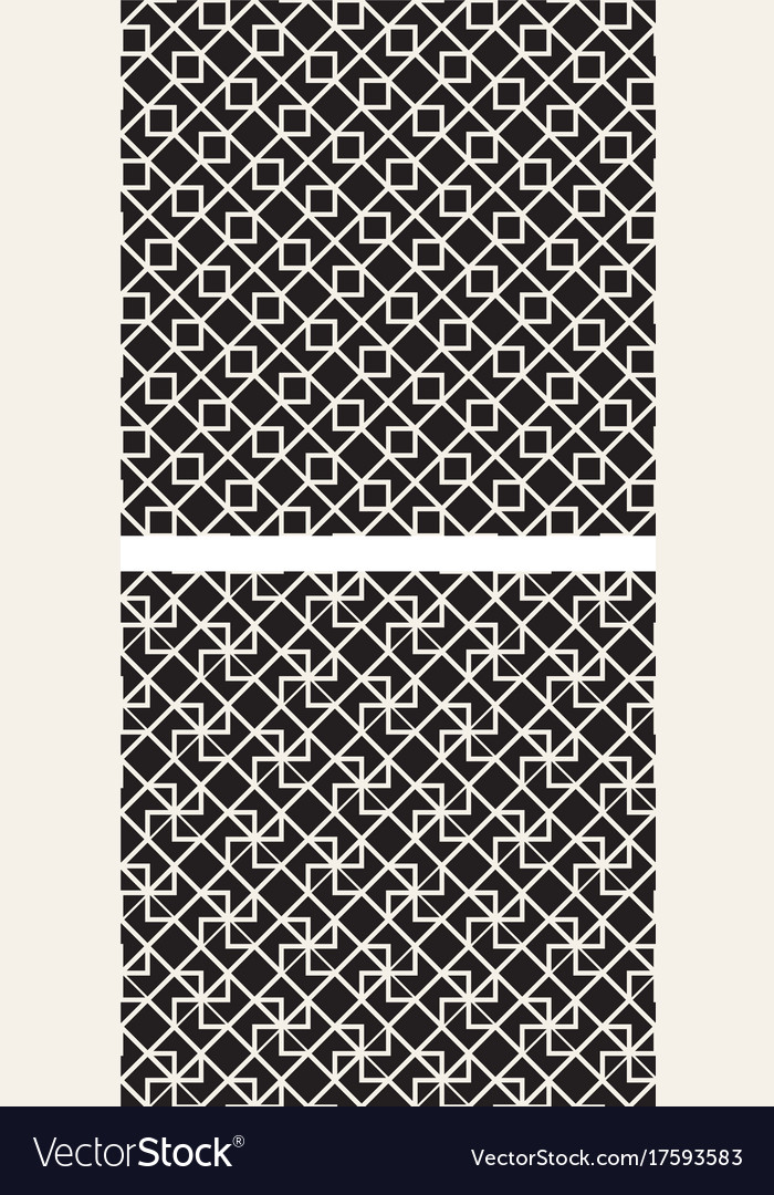 Seamless black and white lines pattern