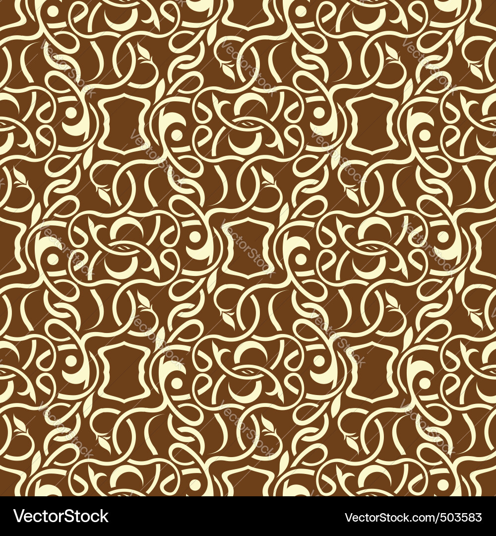 Seamless wallpaper Royalty Free Vector Image - VectorStock